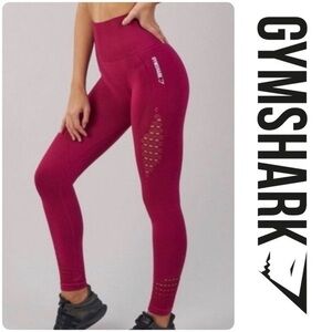 Gymshark Energy Seamless High-Waisted Leggings with Mesh Panels